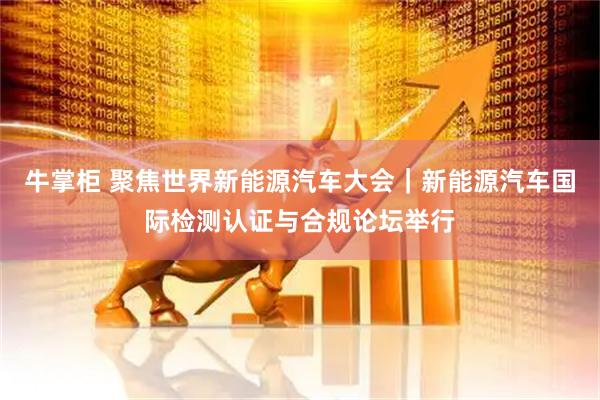 牛掌柜 聚焦世界新能源汽车大会｜新能源汽车国际检测认证与合规论坛举行